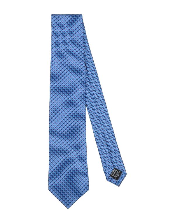 【送料無料】 ダンヒル メンズ ネクタイ アクセサリー Ties and bow ties Azure