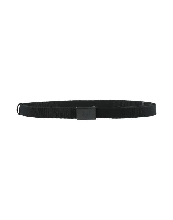 【送料無料】 ダンヒル メンズ ベルト アクセサリー Fabric belt Black