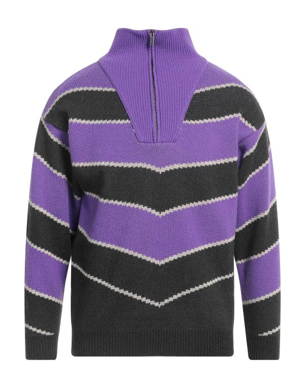 【送料無料】 ダニエル フィエゾリ メンズ ニット・セーター アウター Sweater with zip Purple