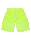 【送料無料】 ジーシーディーエス メンズ ハーフパンツ・ショーツ ボトムス Shorts & Bermuda Acid green