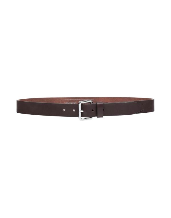 【送料無料】 ニールバレット メンズ ベルト アクセサリー Leather belt Dark brown