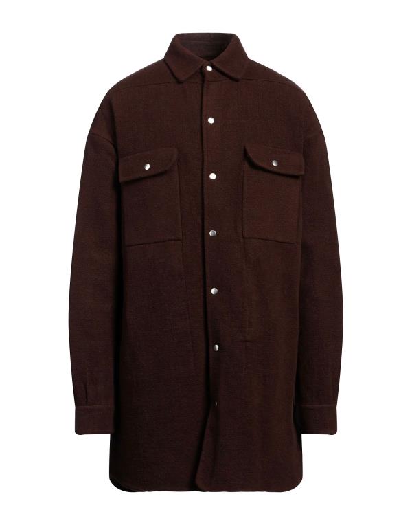 【送料無料】 リックオウエンス メンズ コート アウター Coat Dark brown