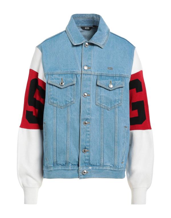 【送料無料】 ジーシーディーエス メンズ ジャケット・ブルゾン デニムジャケット アウター Denim jacket Blue