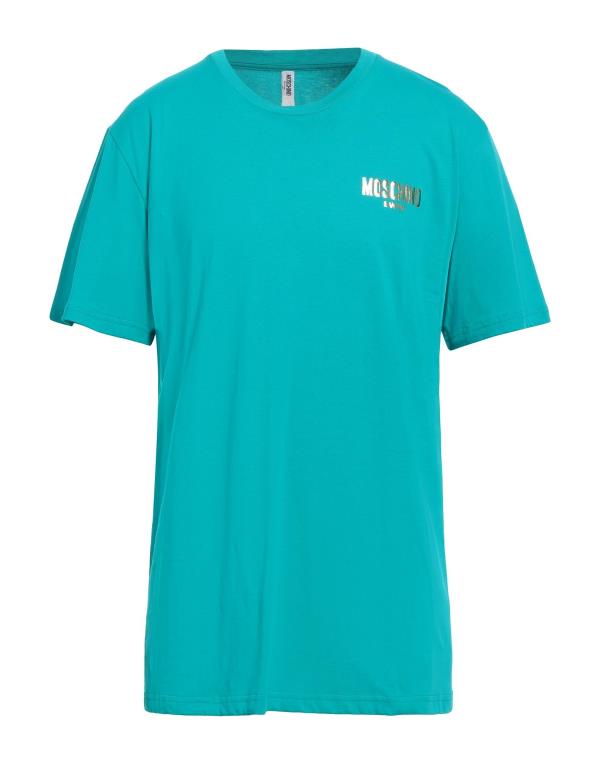 【送料無料】 モスキーノ メンズ Tシャツ トップス Basic T-shirt Turquoise