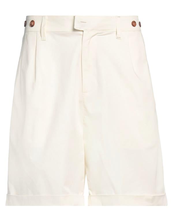 【送料無料】 ヴェルナ メンズ ハーフパンツ・ショーツ ボトムス Shorts & Bermuda Ivory