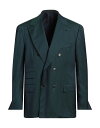 【送料無料】 キートン メンズ ジャケット・ブルゾン ブレザー アウター Blazer Dark green
