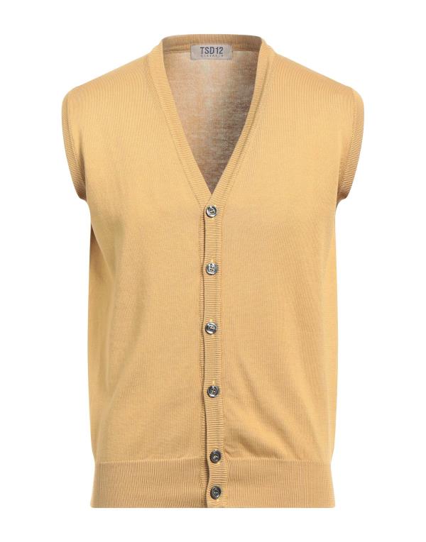 【送料無料】 ティーエスディ12 メンズ カーディガン アウター Cardigan Camel