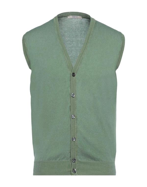 【送料無料】 ティーエスディ12 メンズ カーディガン アウター Cardigan Military green