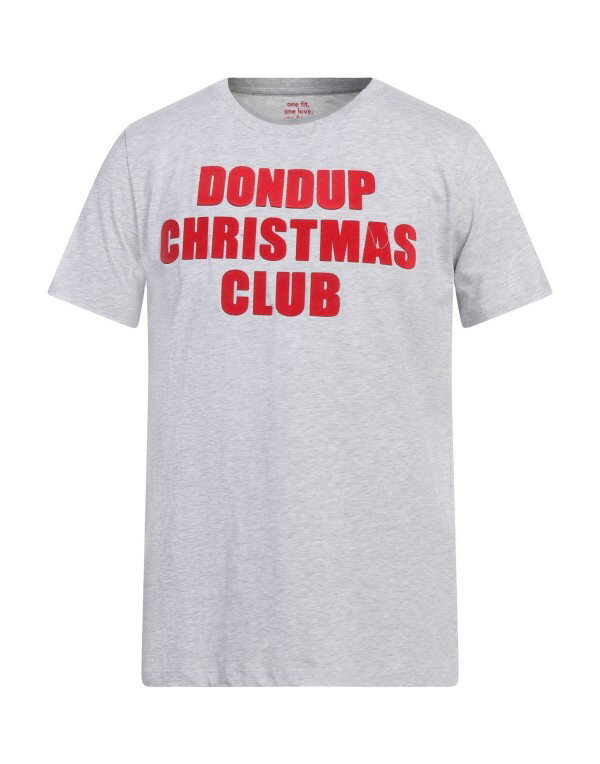 【送料無料】 ドンダップ メンズ Tシャツ トップス T-shirt Light grey