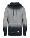 【送料無料】 スタンプド メンズ パーカー スウェット アウター Hooded sweatshirt Black