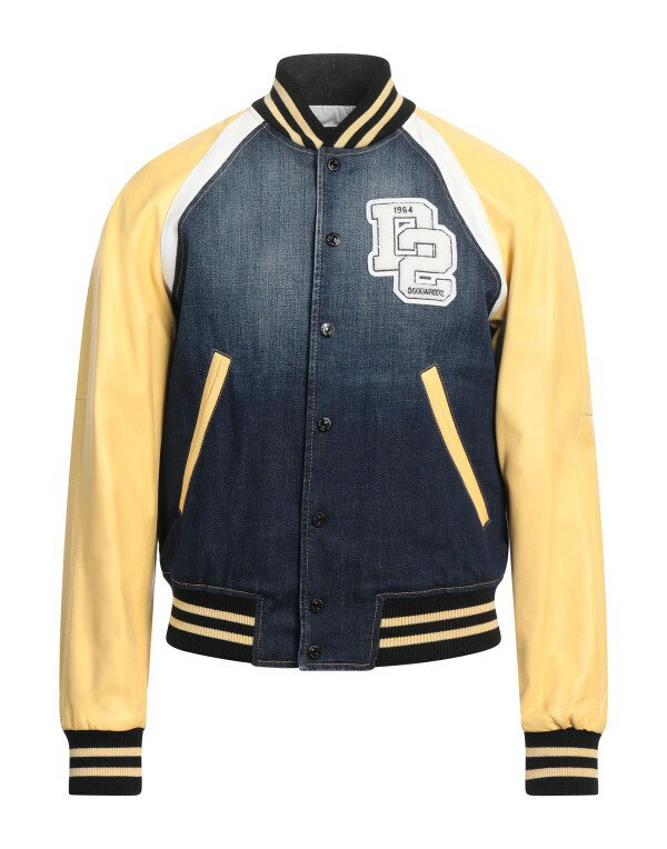 【送料無料】 ディースクエアード メンズ ジャケット・ブルゾン デニムジャケット アウター Denim jacket Blue