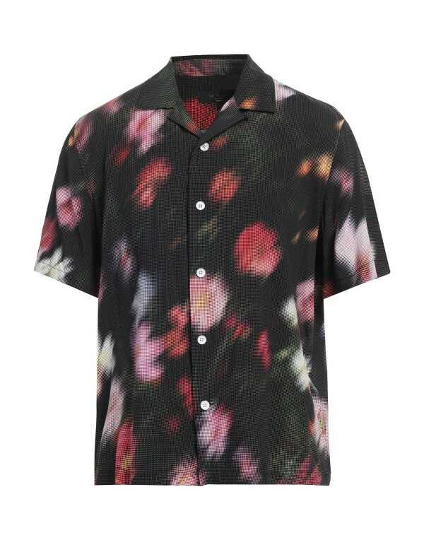 【送料無料】 ラグアンドボーン メンズ シャツ トップス Patterned shirt Black