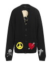 【送料無料】 マスターマインド メンズ カーディガン アウター Cardigan Black