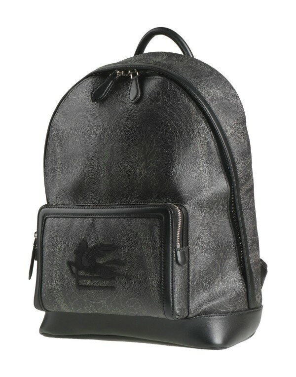 【送料無料】 エトロ メンズ バックパック・リュックサック バッグ Backpacks Black