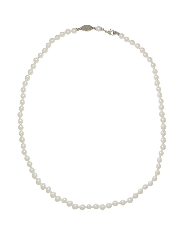 【送料無料】 ディースクエアード メンズ ネックレス・チョーカー・ペンダントトップ アクセサリー Necklace White