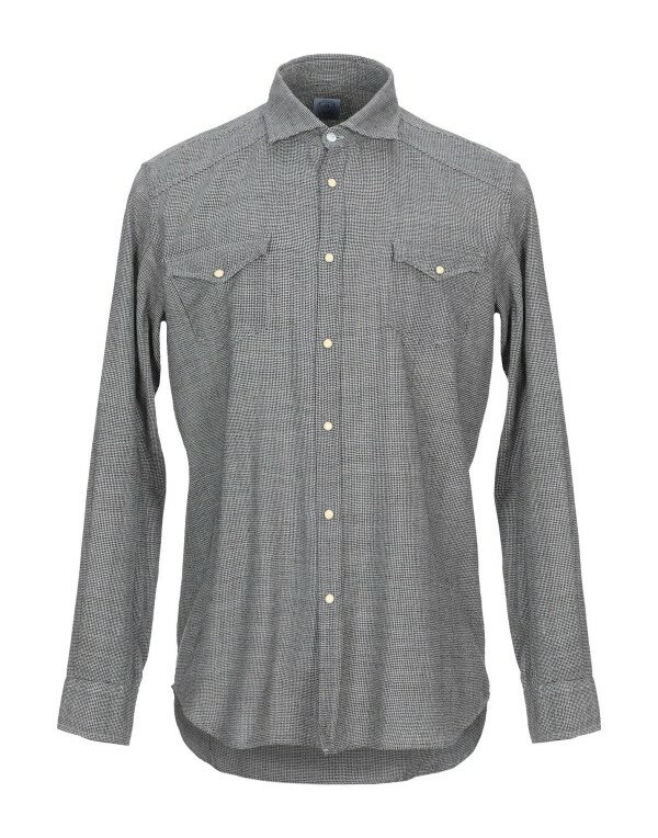 【送料無料】 アレッサンドロゲラルディ メンズ シャツ トップス Patterned shirt Grey