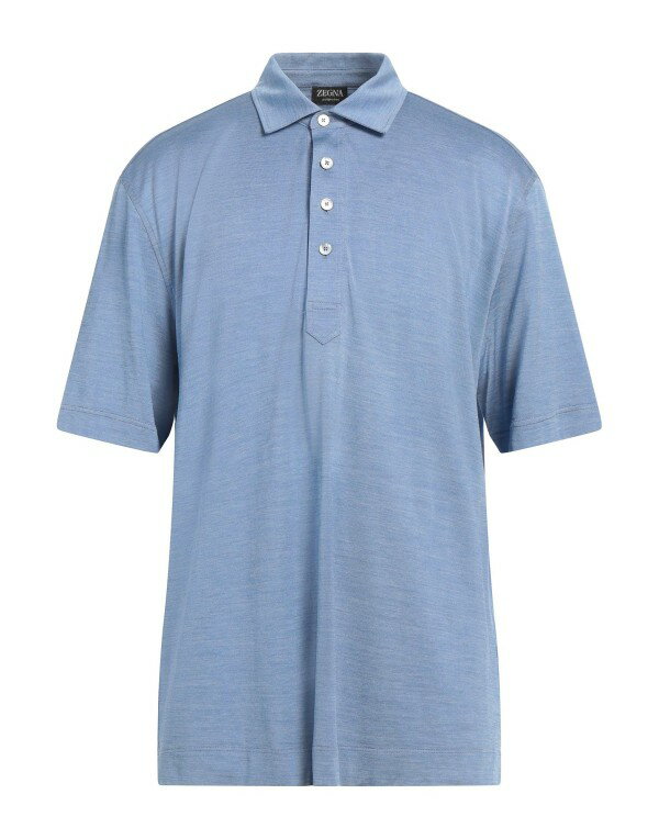 【送料無料】 ゼニア メンズ ポロシャツ トップス Polo shirt Blue