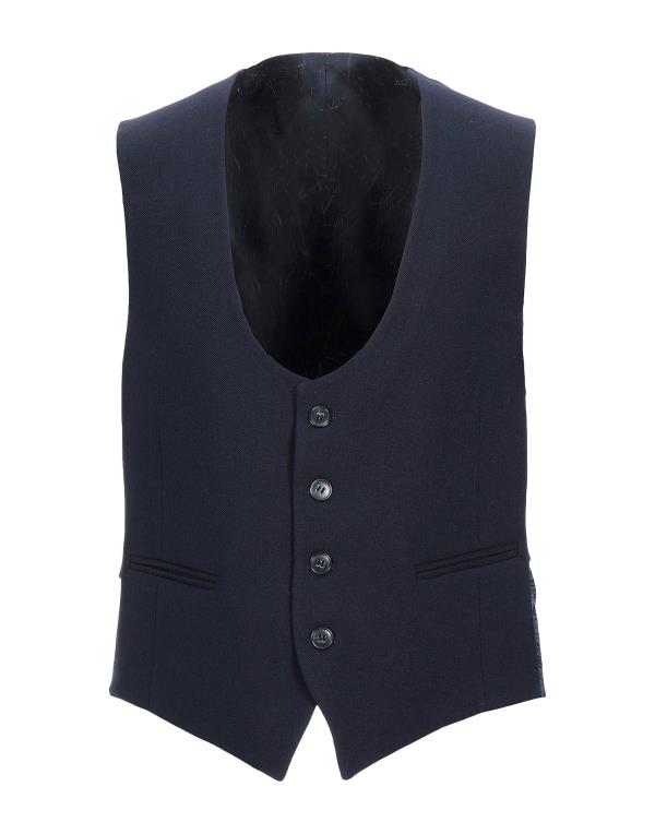 【送料無料】 ブライアン・デールズ メンズ ベスト トップス Suit vest Midnight blue