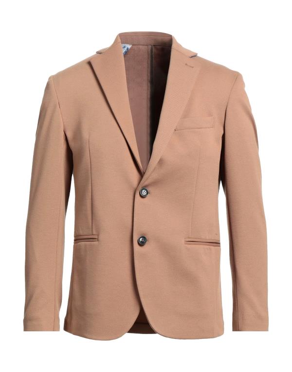  エンアバンス メンズ ジャケット・ブルゾン アウター Blazer Camel