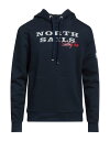 【送料無料】 ノースセール メンズ パーカー・スウェット アウター Hooded sweatshirt Midnight blue