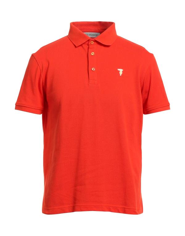 【送料無料】 トラサルディ メンズ ポロシャツ トップス Polo shirt Orange