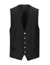 【送料無料】 メッサジェリエ メンズ ベスト トップス Suit vest Black