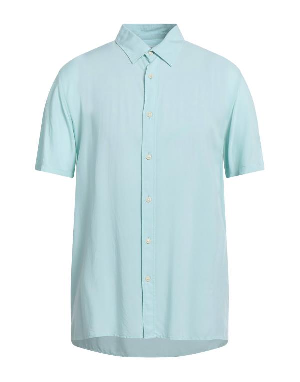 【送料無料】 セレクテッドオム メンズ シャツ トップス Solid color shirt Sky blue