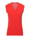 【送料無料】 ティーエスディ12 メンズ ニット・セーター アウター Sleeveless sweater Red