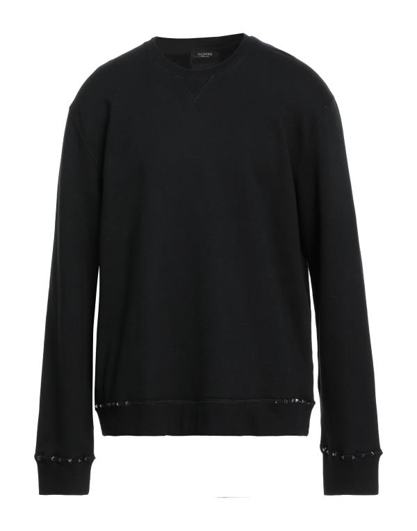 【送料無料】 ヴァレンティノ メンズ パーカー・スウェット アウター Sweatshirt Black