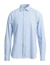 【送料無料】 ティントリア マッティ メンズ シャツ トップス Striped shirt Sky blue(4)