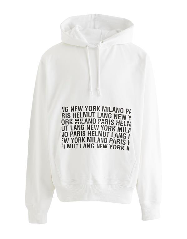 【送料無料】 ヘルムート ラング メンズ パーカー スウェット アウター Hooded sweatshirt White