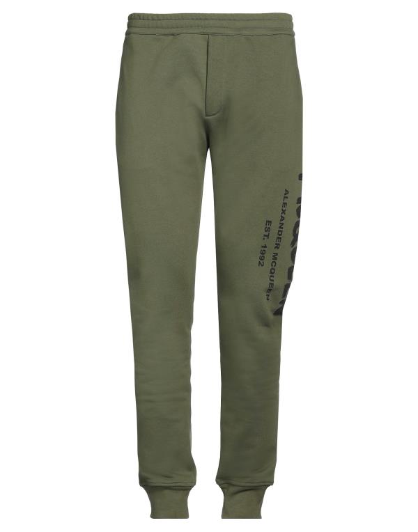 【送料無料】 アレキサンダー・マックイーン メンズ カジュアルパンツ ボトムス Casual pants Military green