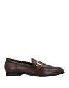 【送料無料】 トッズ メンズ スリッポン・ローファー シューズ Loafers Dark brown