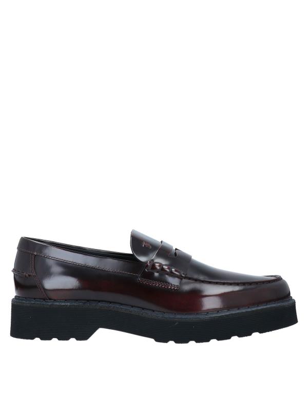 【送料無料】 トッズ メンズ スリッポン・ローファー シューズ Loafers Deep purple