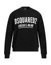 【送料無料】 ディースクエアード メンズ パーカー・スウェット アウター Sweatshirt Black