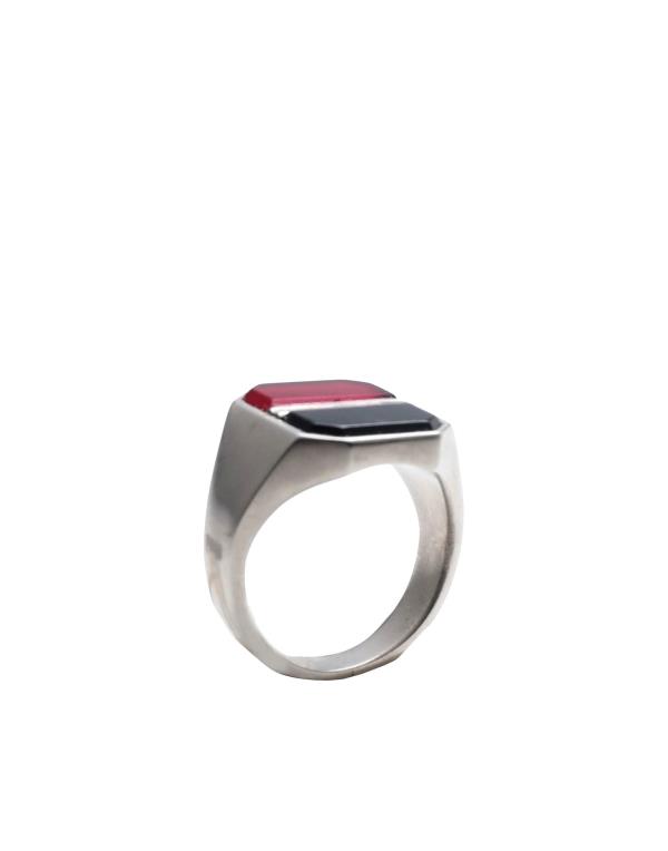 【送料無料】 マルタンマルジェラ メンズ リング アクセサリー Ring Red