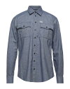 【送料無料】 ディースクエアード メンズ シャツ トップス Solid color shirt Blue