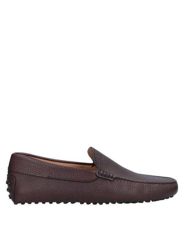 【送料無料】 トッズ メンズ スリッポン・ローファー シューズ Loafers Dark brown