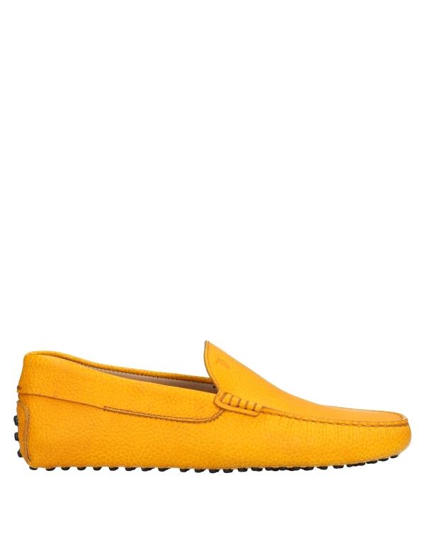 【送料無料】 トッズ メンズ スリッポン・ローファー シューズ Loafers Ocher