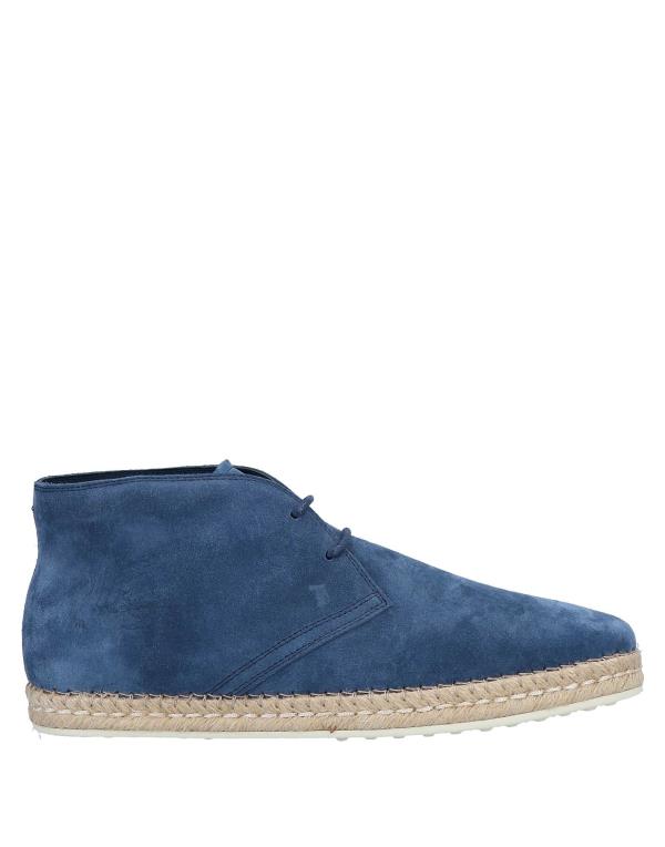 【送料無料】 トッズ メンズ ブーツ・レインブーツ シューズ Boots Slate blue