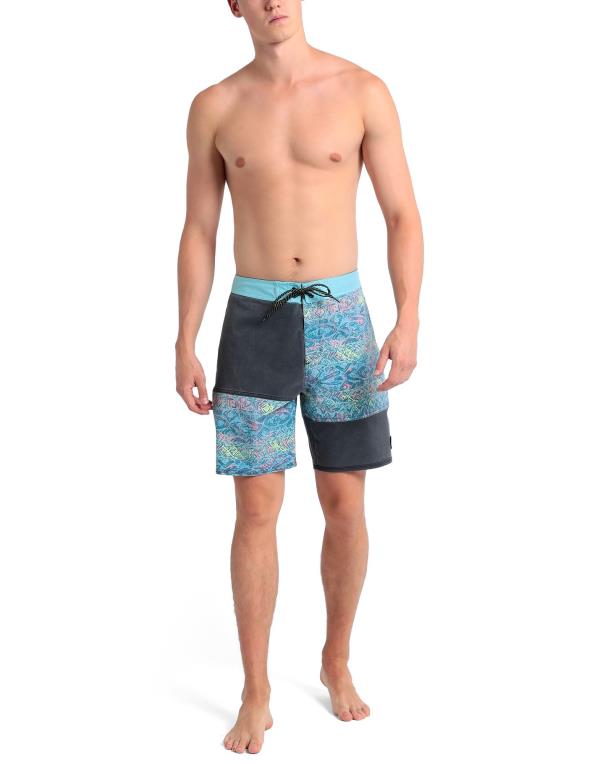 【送料無料】 クイックシルバー メンズ ハーフパンツ・ショーツ 水着 Swim shorts Turquoise 2