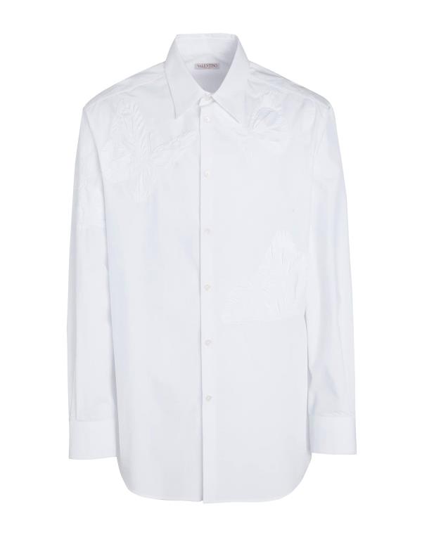 【送料無料】 ヴァレンティノ メンズ シャツ トップス Solid color shirt White