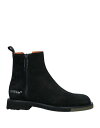 【送料無料】 オフホワイト メンズ ブーツ・レインブーツ シューズ Boots Black