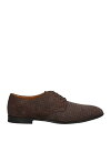 【送料無料】 ドンカルズ メンズ スリッポン・ローファー シューズ Laced shoes Dark brown