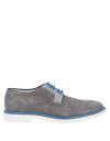 【送料無料】 カフェノワール メンズ スリッポン・ローファー シューズ Laced shoes Grey