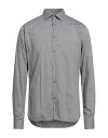 【送料無料】 アリーニ メンズ シャツ トップス Patterned shirt Grey