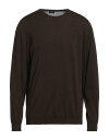 【送料無料】 ドルモア メンズ ニット・セーター アウター Sweater Dark brown