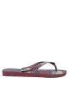 yz nCAiX Y T_ V[Y Flip flops Burgundy