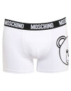 【送料無料】 モスキーノ メンズ ボクサーパンツ アンダーウェア Boxer White