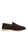 【送料無料】 ホーガン メンズ スリッポン・ローファー シューズ Loafers Dark brown